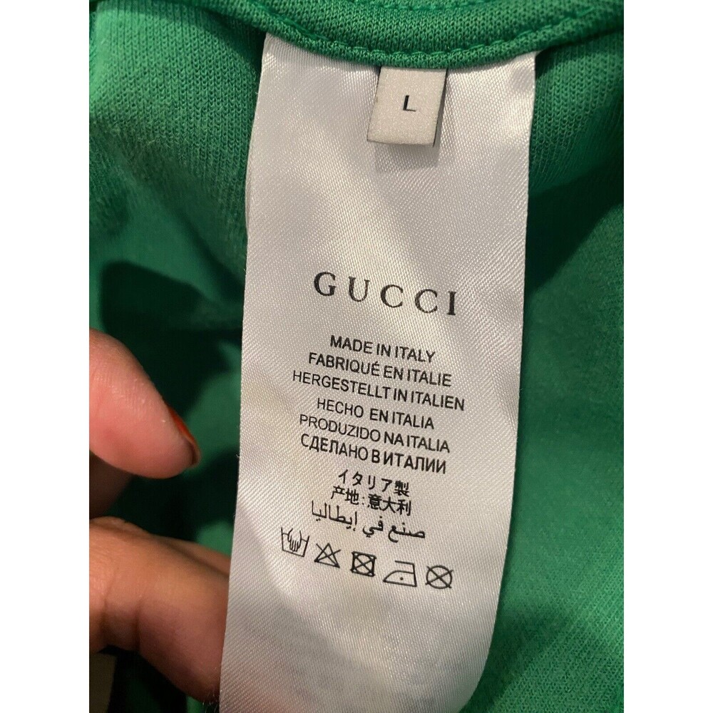 Gucci side-stripe technical shorts Green Shorts Mens Sz L Authentic - Picture 6 of 8